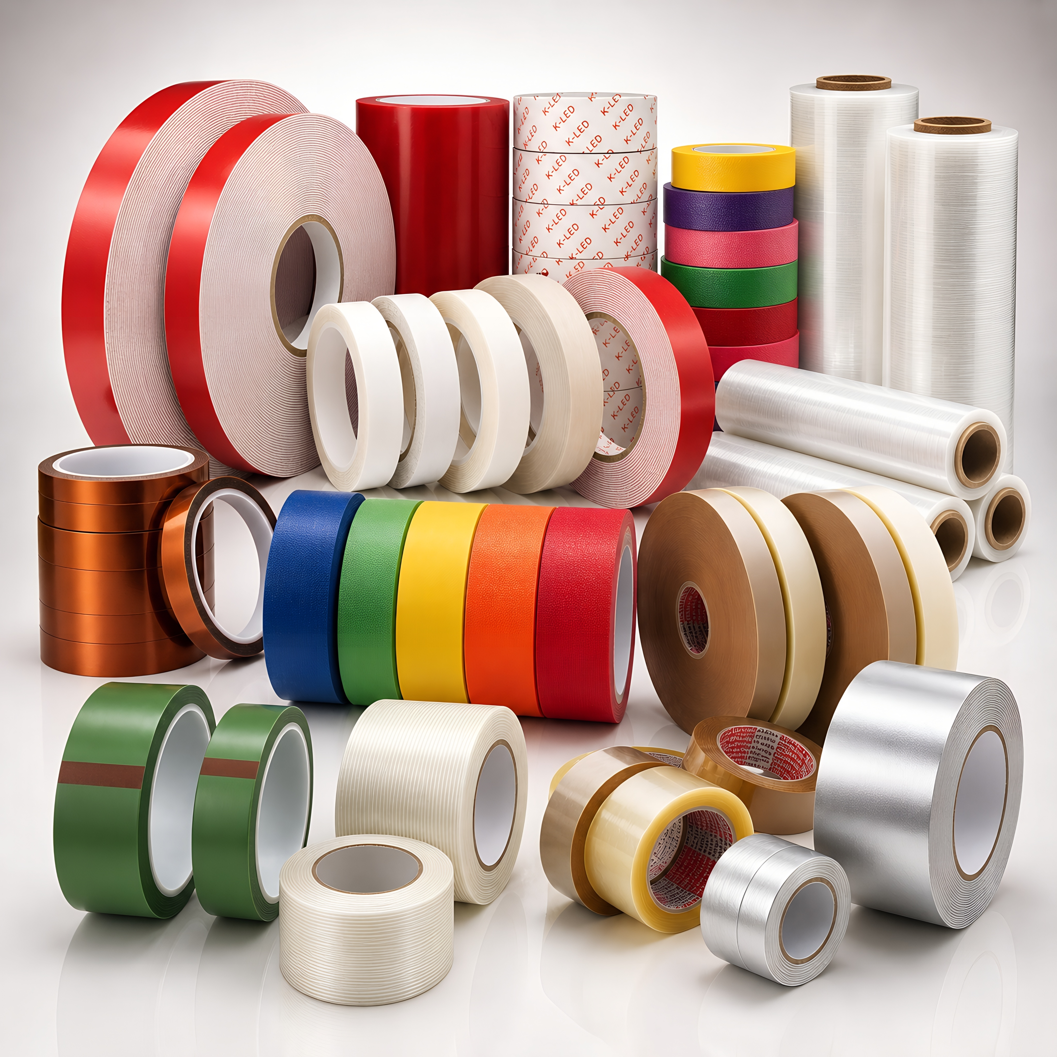 Representative range of tape solutions for diverse applications