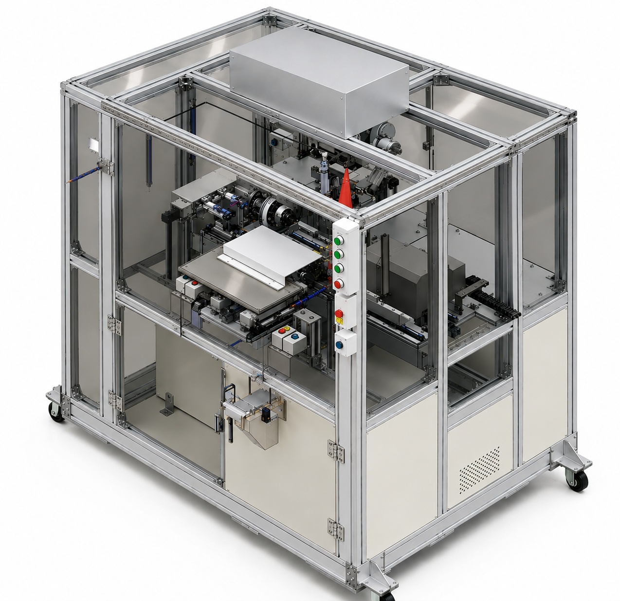 Lens taping process equipment image